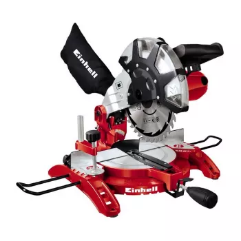 Einhell TC-MS 2513 L zajeralna in vlečna žaga, 1600 W, 250 mm list žage, lasersko vodenje, rdeča