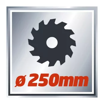 Einhell TC-MS 2513 L zajeralna in vlečna žaga, 1600 W, 250 mm list žage, lasersko vodenje, rdeča