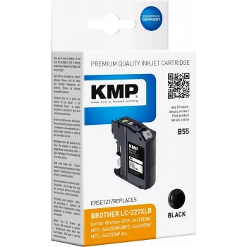 KMP B55 črna združljiva kartuša s črnilom za Brother DCP-J4120DW, MFC-J4420DW, MFC-J4620DW, MFC-J4625DW, MFC-J5720DW 1531.4001
