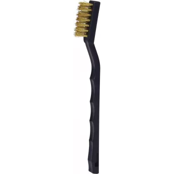 KS TOOLS medeninasta žična krtača za čiščenje svečk, 2-vrstna, 170mm (201.2316)