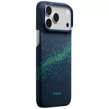 PITAKA Edge Milky Way Galaxy 2.0 ovitek za iPhone 18 Pro Max / 17 Pro Max - Nearfield Blue