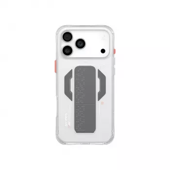 Skinarma Haxa magnetno polnjenje + oprijem stojalo prozoren ovitek za iPhone 17 Pro