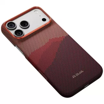 PITAKA Edge Case Over the Horizon MagSafe ovitek za iPhone 18 Pro Max / 17 Pro Max – Autumn Dusk