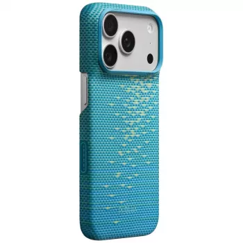 PITAKA Edge ovitek MagSafe za iPhone 18 Pro / 17 Pro – Lucid Blue
