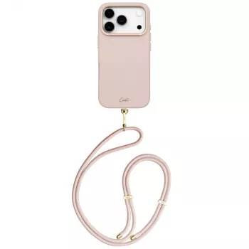 UNIQ Coehl Mirelle magnetni ovitek za polnjenje za iPhone 17 Pro – roza