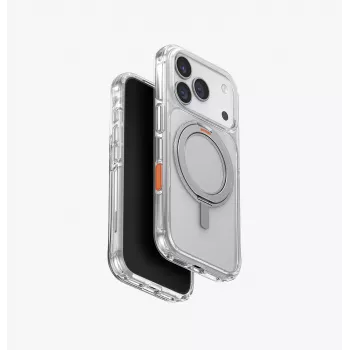 UNIQ Swivix ovitek za iPhone 17 Pro s 360° vrtljivim stojalom, prozoren