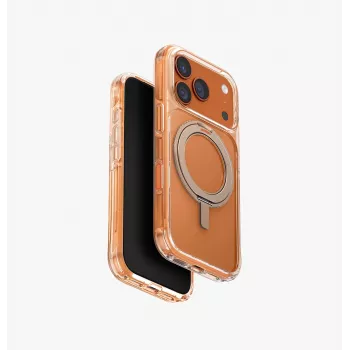 UNIQ Swivix ovitek za iPhone 17 Pro s 360° vrtljivim stojalom, prozoren