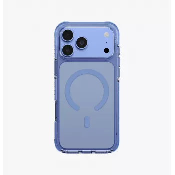 UNIQ Combat ovitek za iPhone 18 Pro Max / 17 Pro Max s polnjenjem MagClick – moder