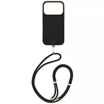 UNIQ Coehl Mirelle magnetni ovitek za polnjenje za iPhone 17 Pro, ebenovina