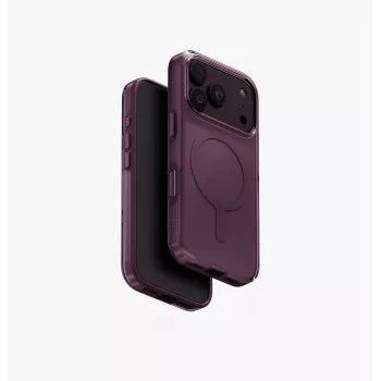 UNIQ Clario Eco Magclick ovitek za polnjenje za iPhone 18 Pro/17 Pro – vijoličen