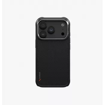 UNIQ Keva MagClick ovitek za polnjenje za iPhone 18 Pro / 17 Pro, črn