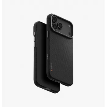 UNIQ Keva EDGE ovitek za iPhone 18 Pro Max / 17 Pro Max Magclick polnjenje, črn