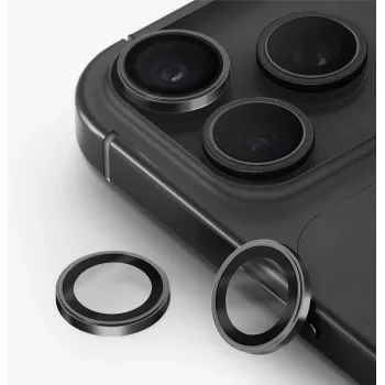 UNIQ Optix Prime zaščita objektiva kamere za iPhone 18 Pro / iPhone 18 Pro Max – Glacier Chrome z aplikatorjem