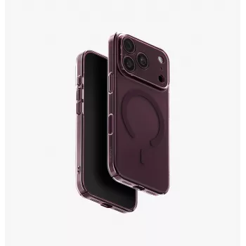 UNIQ Airsuit MagClick ovitek za brezžično polnjenje za iPhone 18 Pro / 17 Pro – črn