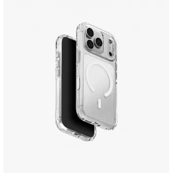 UNIQ LifePro Xtreme MagClick ovitek za brezžično polnjenje za iPhone 18 Pro / 17 Pro – prozoren