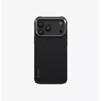 UNIQ Keva Magclick ovitek za brezžično polnjenje za iPhone 18 Pro Max / 17 Pro Max – črn