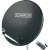 SCHWAIGER SAT sistem 80 cm 1 uporabnik Single-LNB antracit