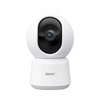 Arenti Indoor 5G Wi-Fi UHD 3K/5MP nagibno-vrtljiva zoom kamera z zasebnostjo