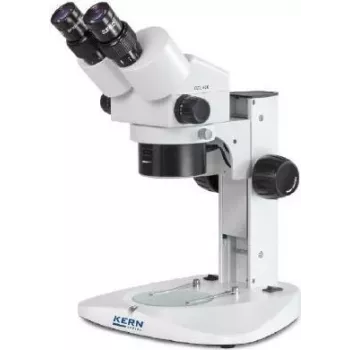 Kern Optics OZL 456 stereo zoom mikroskop binokular 50x osvetlitev od zgoraj in prosojna LED