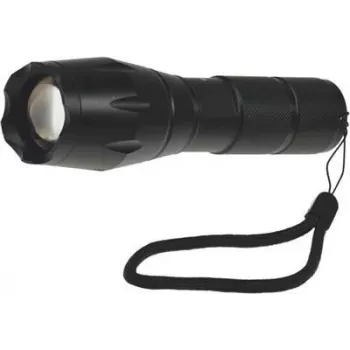 ChiliTec LED svetilka Zoom 10W, 3x AAA, črna 22106