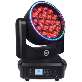 LIGHT4ME ZOOM WASH 19X15 RING LED gibajoča glava