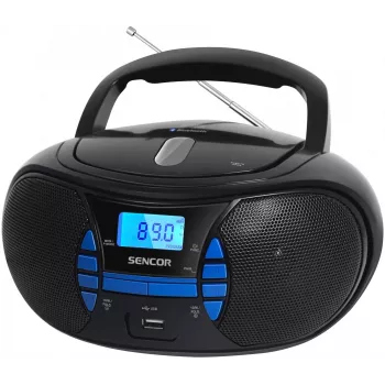 SENCOR SPT 2700BK CD/BT/MP3/USB/FM radio boombox črn