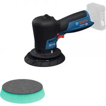 Bosch GPX 12V-125 Professional akumulatorski polirnik 06019L4100, 12 V, 125 mm, modro-črn, Solo (brez baterije in polnilnika)