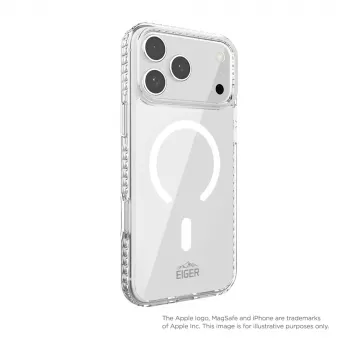 Eiger IceGrip MagSafe ovitek iPhone 18 Pro/17 Pro prozoren