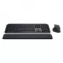 Logitech MX Keys S Combo brezžični komplet tipkovnice in miške, italijanska postavitev, grafit