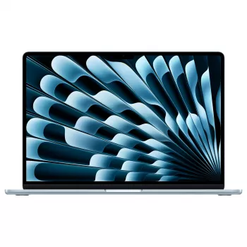 Apple MacBook Air 15 inch M5 10-jedrni CPU 10-jedrni GPU 24GB RAM 512GB SSD – nebesno modra, nemška tipkovnica s Touch ID (CTO)