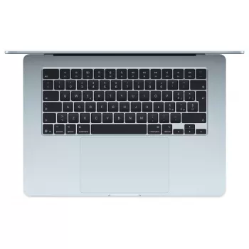 Apple MacBook Air 15 inch M5 10-jedrni CPU 10-jedrni GPU 24GB RAM 512GB SSD – nebesno modra, nemška tipkovnica s Touch ID (CTO)