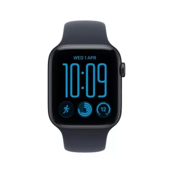 Apple Watch SE 3 GPS + Cellular 40 mm ohišje iz aluminija Mitternacht s športnim pasom moder – S/M
