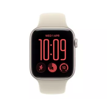 Apple Watch SE 3 GPS + Cellular 40 mm ohišje iz aluminija Polarstern s športnim pasom Sand – M/L