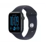 Apple Watch SE 3 GPS 44 mm ohišje iz aluminija Mitternacht s športnim pasom moder – M/L