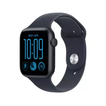 Apple Watch SE 3 GPS 40 mm ohišje iz aluminija polnočno modra s športnim pasom modra – M/L
