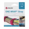 Velcro One Wrap ježki kabelske vezice, 13 x 200 mm, bele, 25 kosov