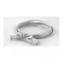WANTEC Slim Cat6a U/UTP patch kabel RJ45, 2,8 mm, 1,5 m, bel