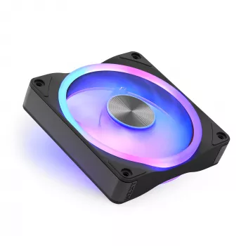 NZXT F120U Ultra RGB ventilator ohišja, črn