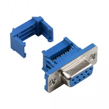 EFB-Elektronik vtičnica D-Sub, priključek IDC, EDFF 09 LPIII/Z UNC (29015.1V2)