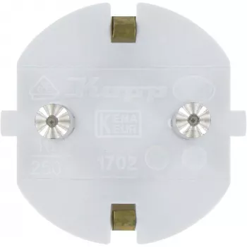 Kopp vtič Schuko, enodelno ohišje, do 3x1,5 mm², 16A, 250V~, IP20 (16731N)