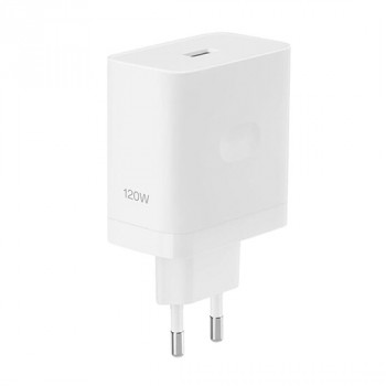 OnePlus SUPERVOOC 120W enoportni USB-A polnilnik, bel