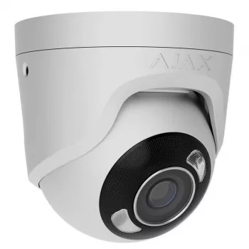 Ajax TurretCam HL omrežna kamera, 8 MP, 2,8 mm, bela