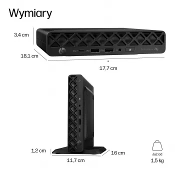 HP 8G2i mini računalnik - Intel Core Ultra 7 356H, 16GB RAM, 512GB SSD, Windows 11 Pro