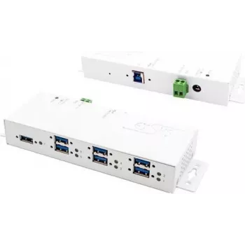 EXSYS EX-1189HMVS-3W vmesniško vozlišče USB 3.2 Gen 1 (3.1 Gen 1) Type-B belo