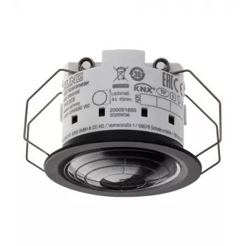 Jung KNX javljalnik prisotnosti Mini Standard z merjenjem temperature, Secure IP (337001SDE)