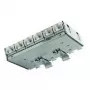 Telegärtner Cat.6A razdelilnik za zakrpanje (globok) za DIN letev s TS adapterjem, 6x vtičnice RJ45 (J02021A0055)