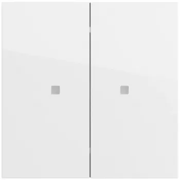Gira OneKNX System 70 tipkalo, 2-kratno, čisto bela (517370)