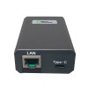 Microconnect POEINJ-60W-USBC gigabitni PoE injektor, IEEE 802.3af/802.3bt, 100 m, črn