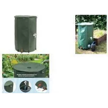 EDA RÉCUP'O zložljiv komplet za deževnico, 500 l, premer 800 mm, zelena, UV odporna (010983 V.CA)