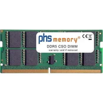 PHS-memory 32GB RAM pomnilnik, združljiv z Asus ExpertBook B3606CMA-MB0042X DDR5 CSODIMM 6400MHz PC5-51200S
